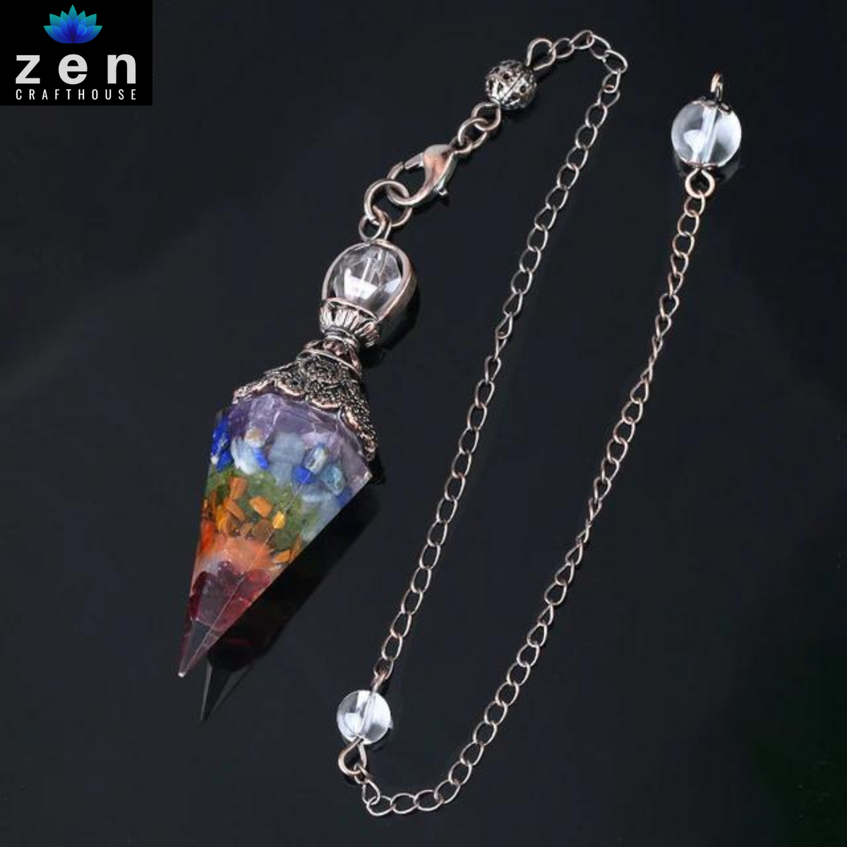 Illuminating Intuition Crystal Pendulum