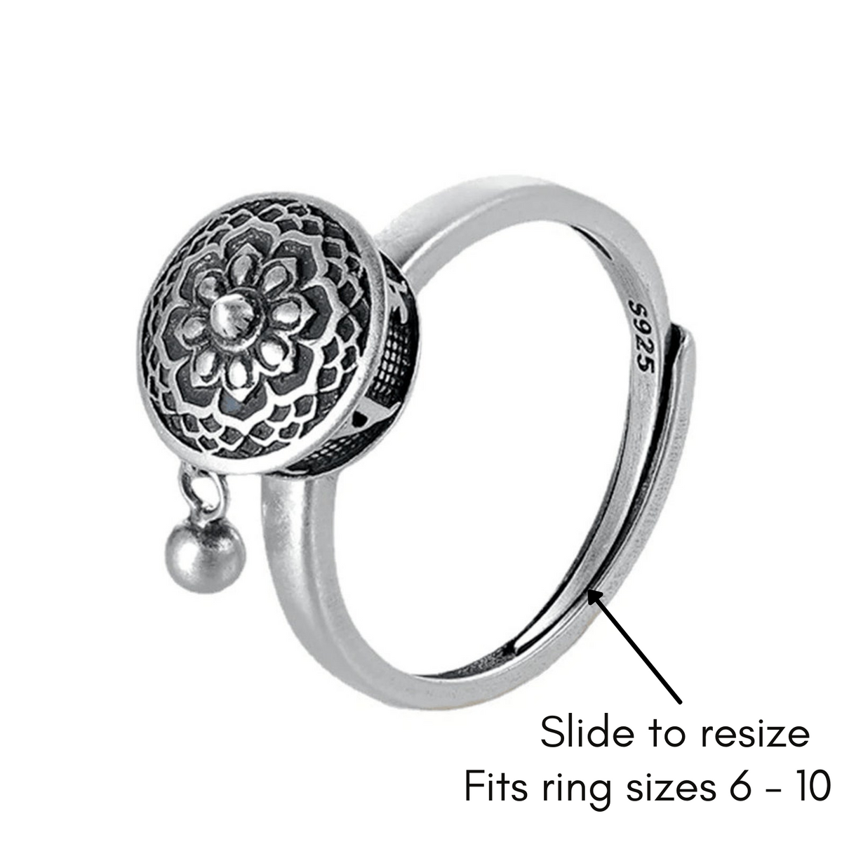 Instant Calm Ring - The Fidget Ring Spinner For Anxiety Relief.