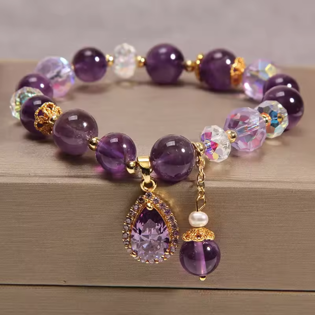 Heavenly Calm & Blessing Amethyst Bracelet