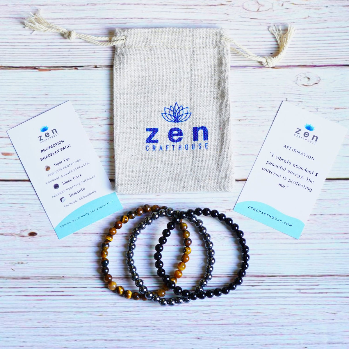 PROTECTION FROM NEGATIVE ENERGIES & EMF BRACELET PACK