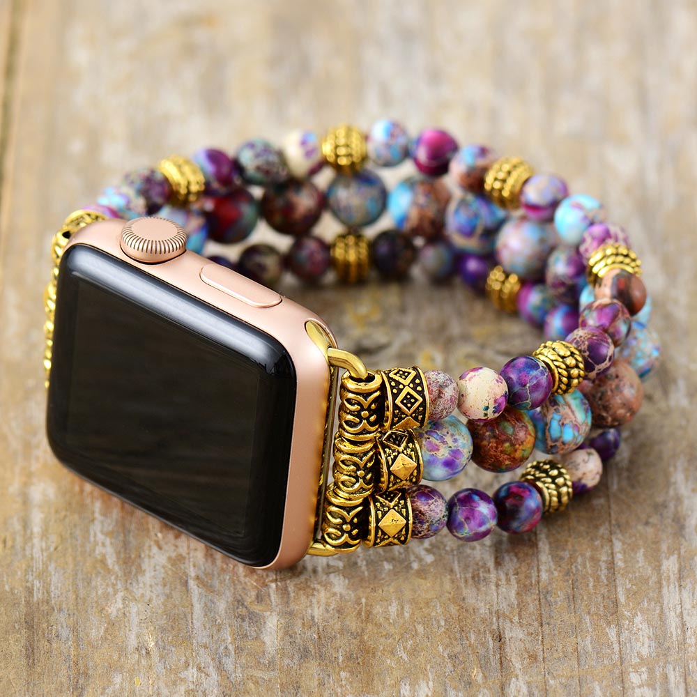 Tranquility Imperial Jasper Apple Watch Band