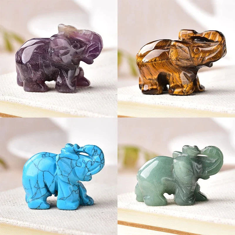 Spiritual & Emotional Support Crystal Elephant