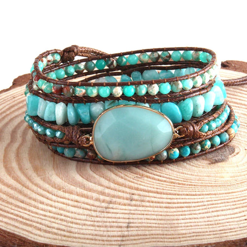Amazonite Soothing Tension Bracelet