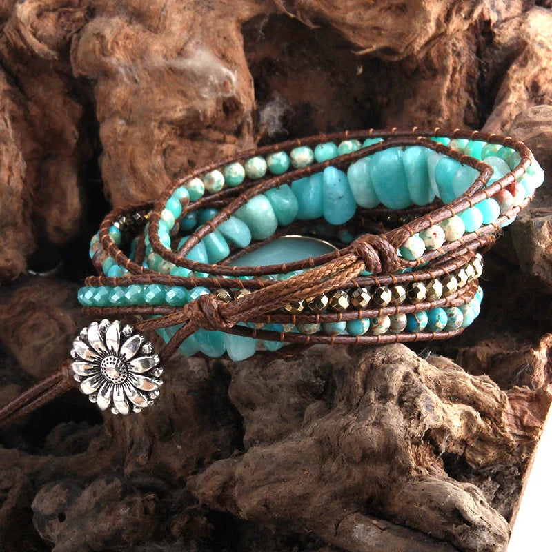 Amazonite Soothing Tension Bracelet