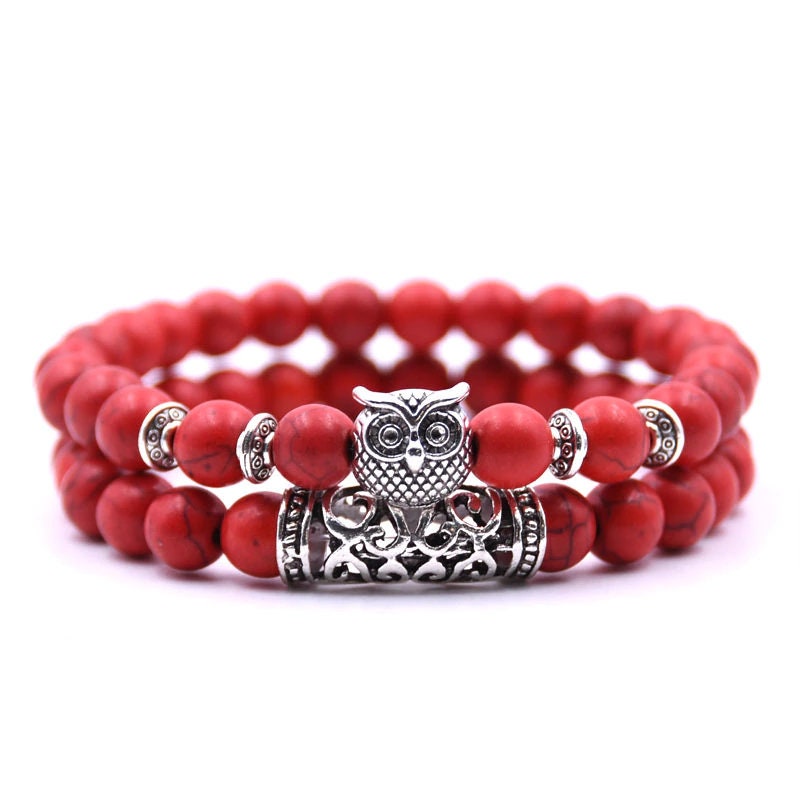 Red Turquoise Luck & Abundance Bracelet