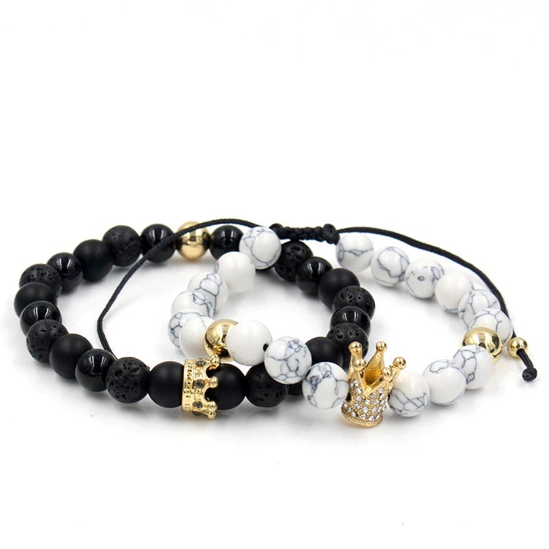 "You're My King & I'm Your Queen" Couple Bracelets