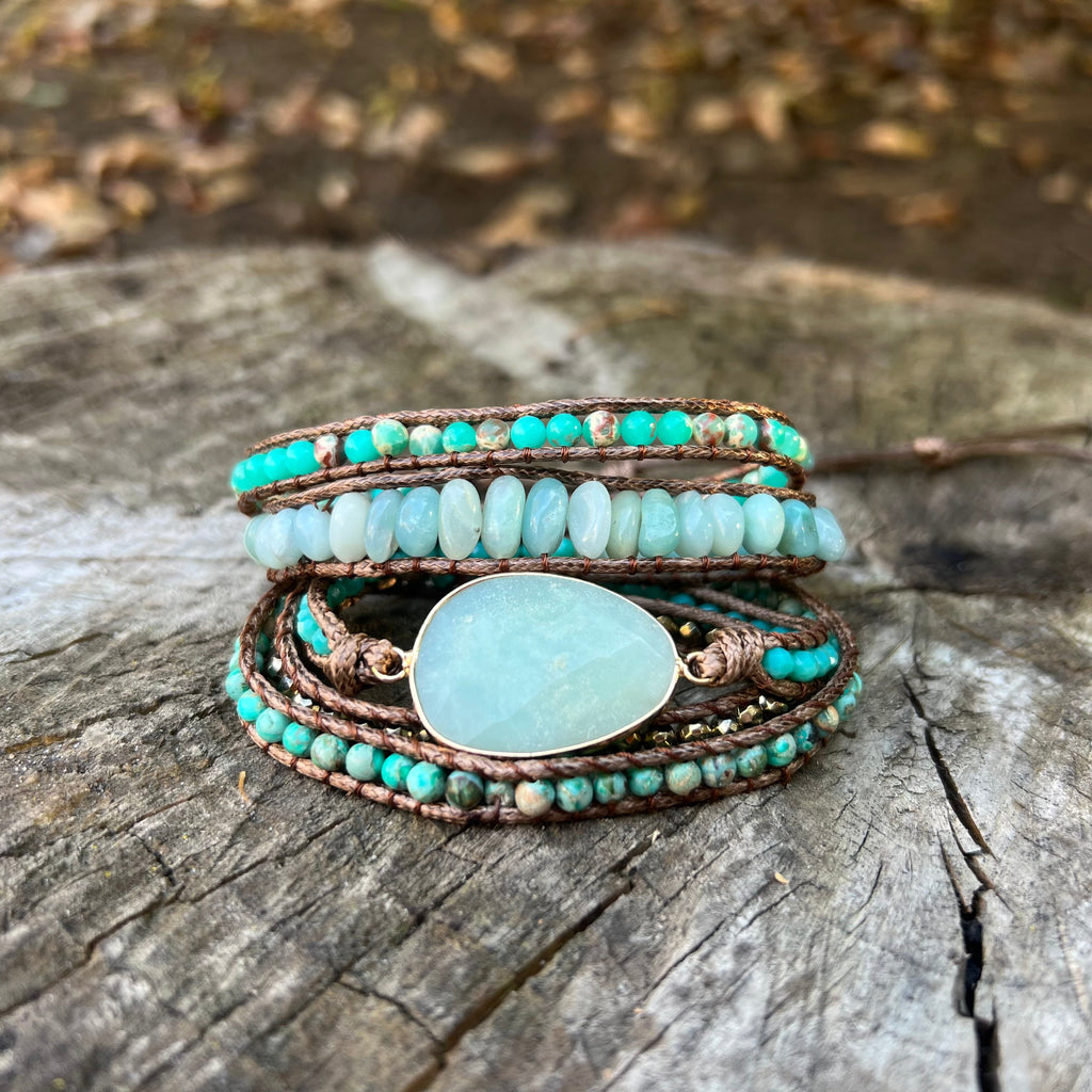Amazonite Soothing Tension Bracelet