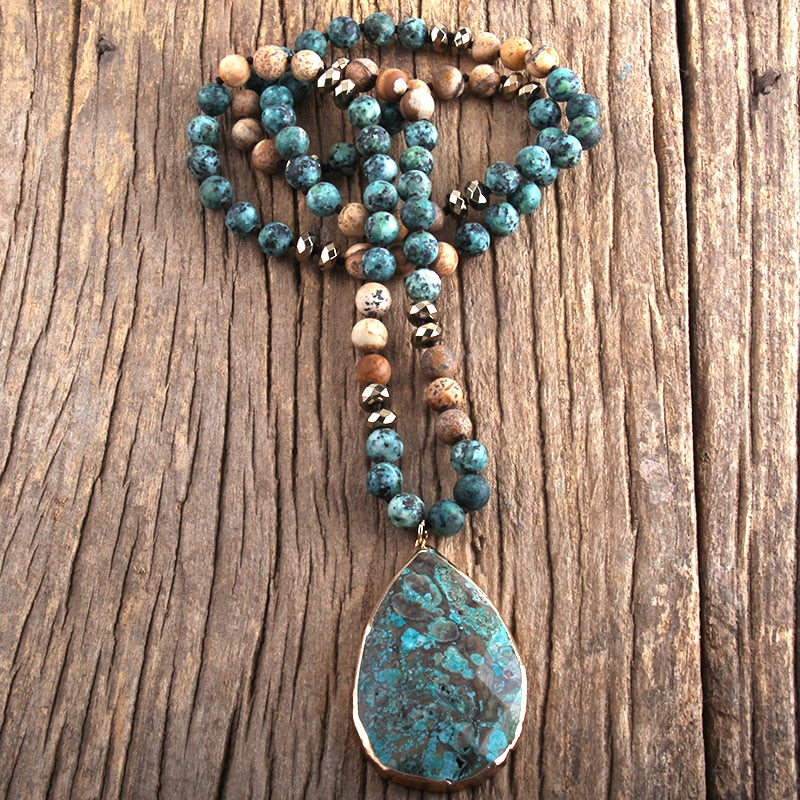 Triple Jasper Vitality & Detox Necklace